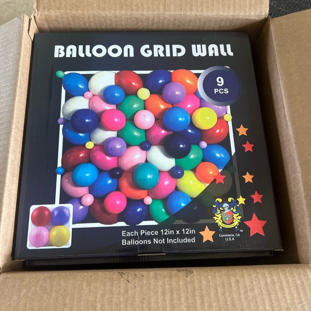 Balloon Wall Grid (any pattern) - Picture 2 of 5